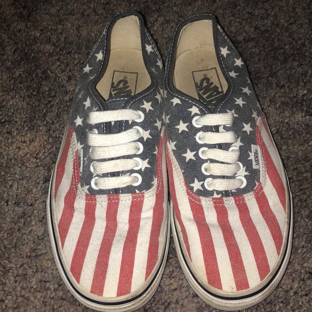 American Flag Vans